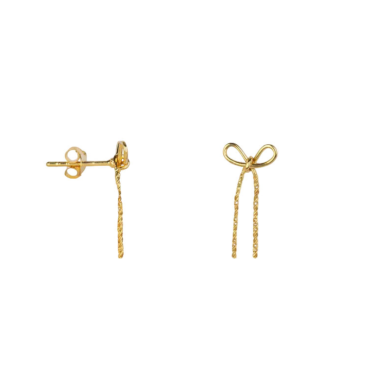 Bow Chain Stud
