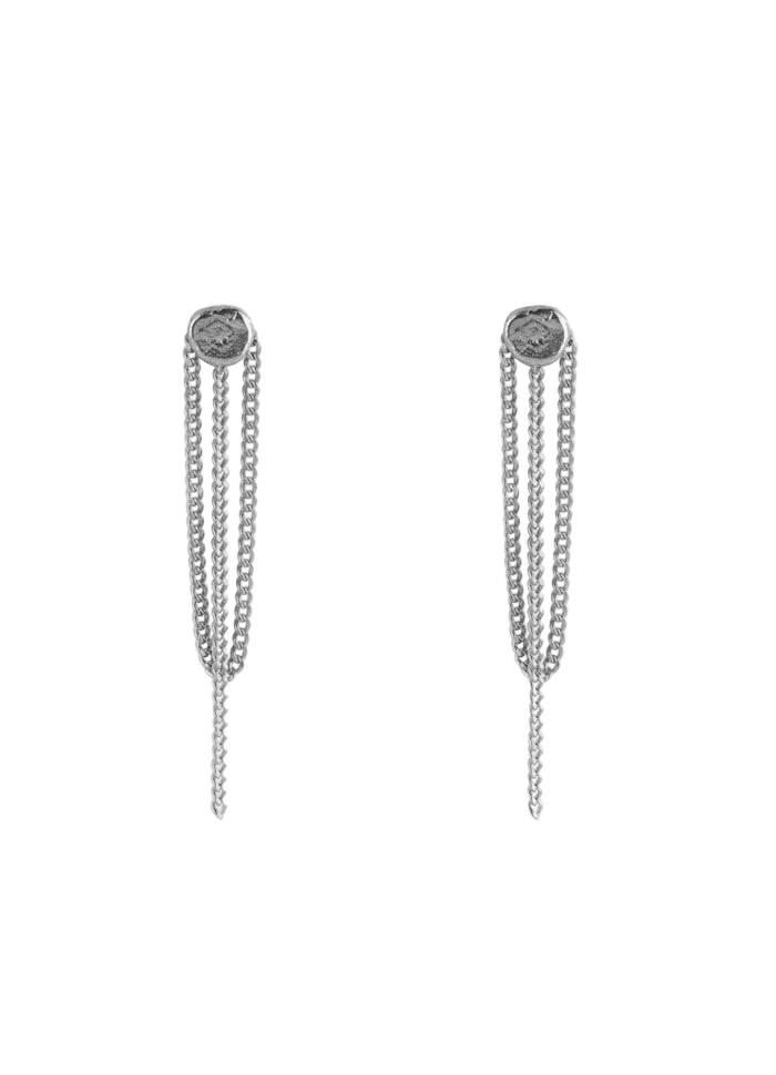 Coinn Chain Stud - Zilver